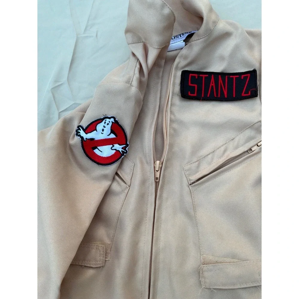 Cosplay Kids Ghostbusters Jumpsuit S Tan Ray Stantz Costume Coveralls